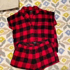 Madewell Buffalo Check Flannel Pajamas
